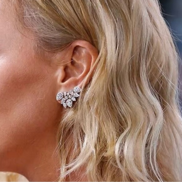 Luxury Crystal Stud Earrings - Picture 1 of 4